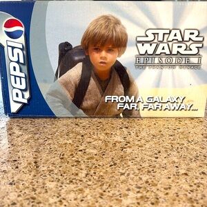 Star Wars Collectible Cans - Blue, Silver, Red, Green